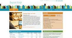 Desktop Screenshot of boplats.vaxjo.se