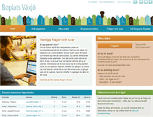 Tablet Screenshot of boplats.vaxjo.se